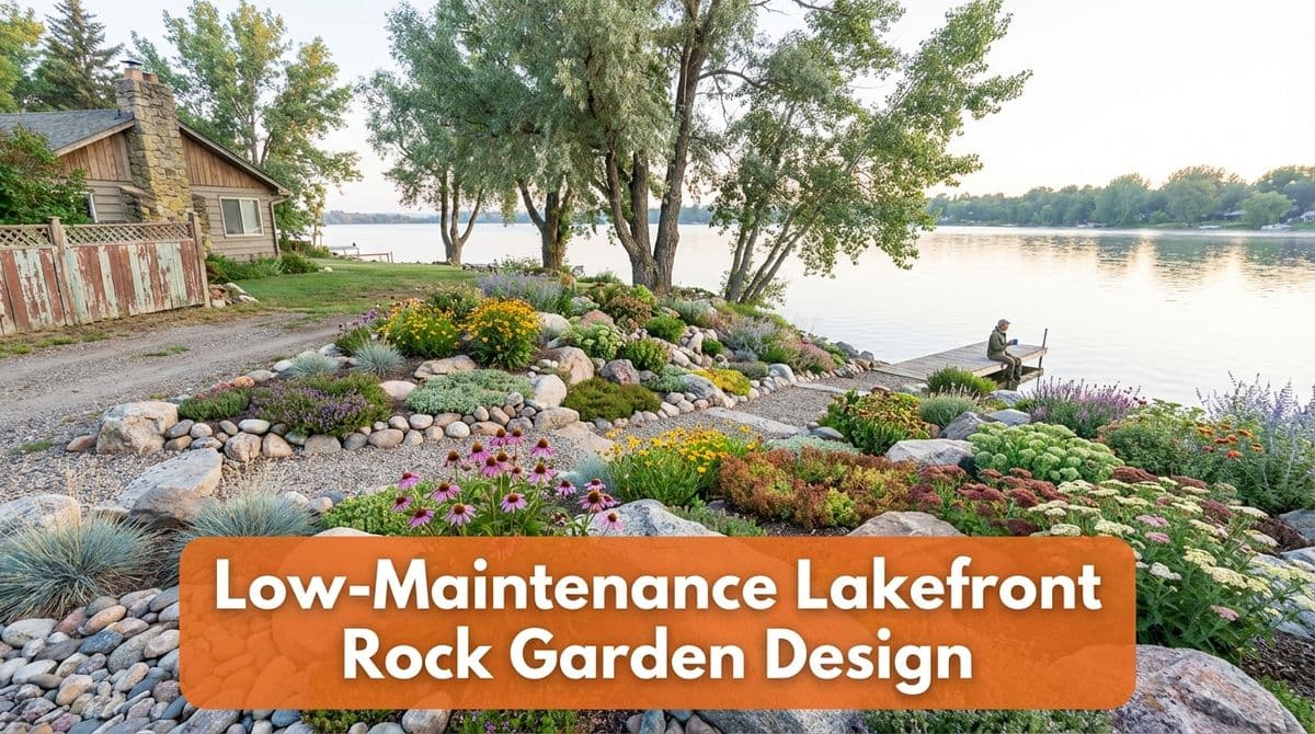 Featured post - Low-Maintenance Lakefront Rock Garden Design